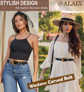 ALAIX adjustable belt with multiple holes ensures secure, customizable fit.