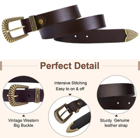 ALAIX belt supports versatile wear with 25-43 inch waist range.