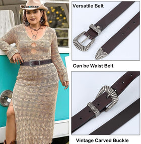 ALAIX belt with gold buckle for statement outfits and style