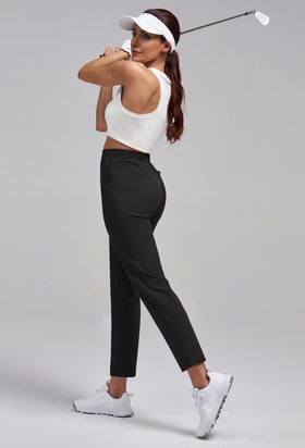 Alaroo 7/8 ankle cropped fit flatters varied figures.