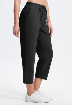 Alaroo Rexley pants, back view, high-waist silhouette stays in place.