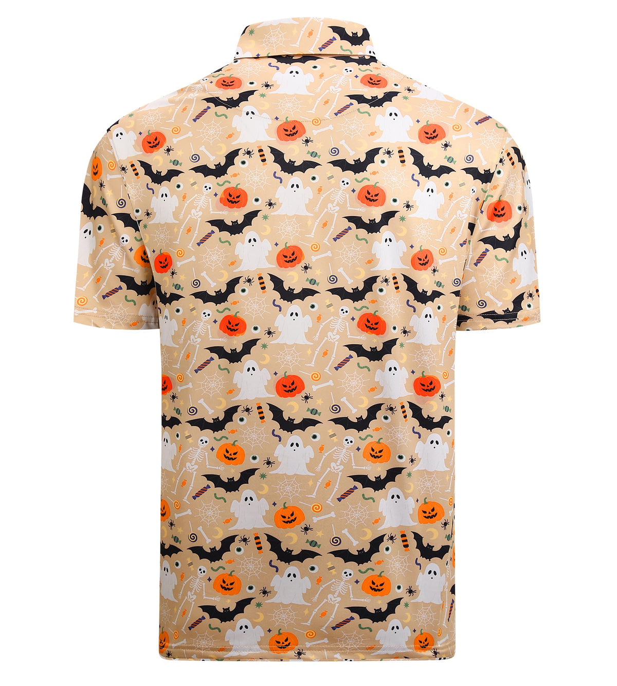 Alex Vando spread collar Hawaiian golf shirt for a refined look.