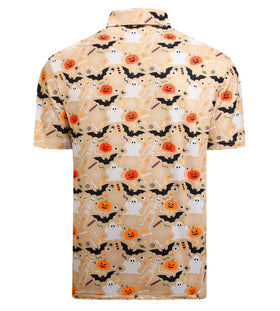Alex Vando spread collar Hawaiian golf shirt for a refined look.