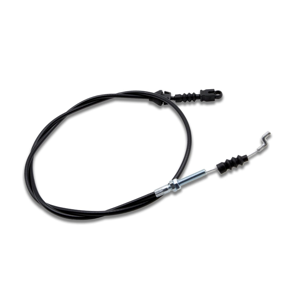 Alexapro throttle cable 52-1-4 inch installation view for EZGO carts.