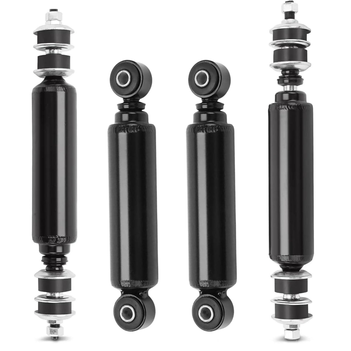 Alfametrix golf cart rear shock absorber kit front view for smoother rides on rough terrain