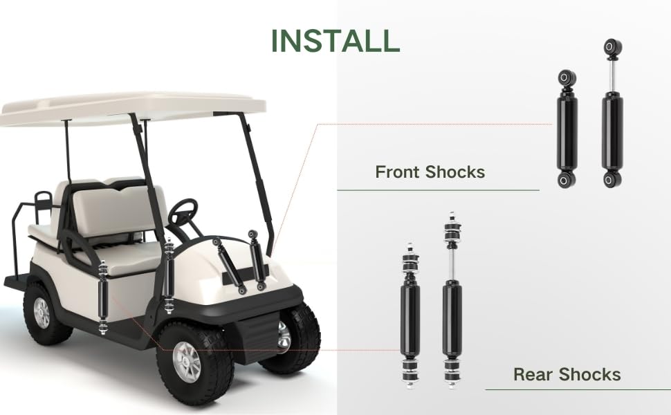 Alfametrix heavy-duty rear shock with nitrocarburized rod for long life