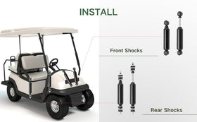 Alfametrix heavy-duty rear shock with nitrocarburized rod for long life