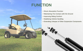 Alfametrix shock absorber packaging shows screws and shims included for easy installation