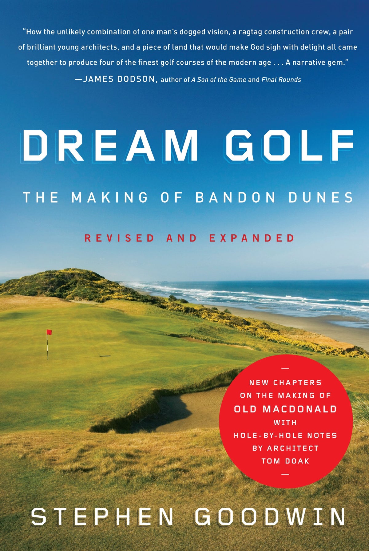 Algonquin Dream Golf: Bandon Dunes expanded edition cover—ideal gift for golf lovers and architecture fans.
