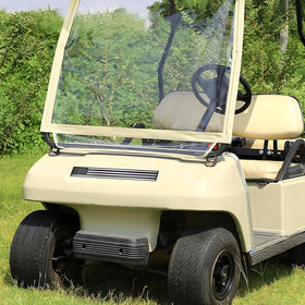 Alicatong American flag decor adds personality to golf carts without bulk.