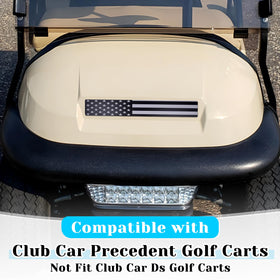 Alicatong black grey flag golf cart accessory—enhances curb appeal.