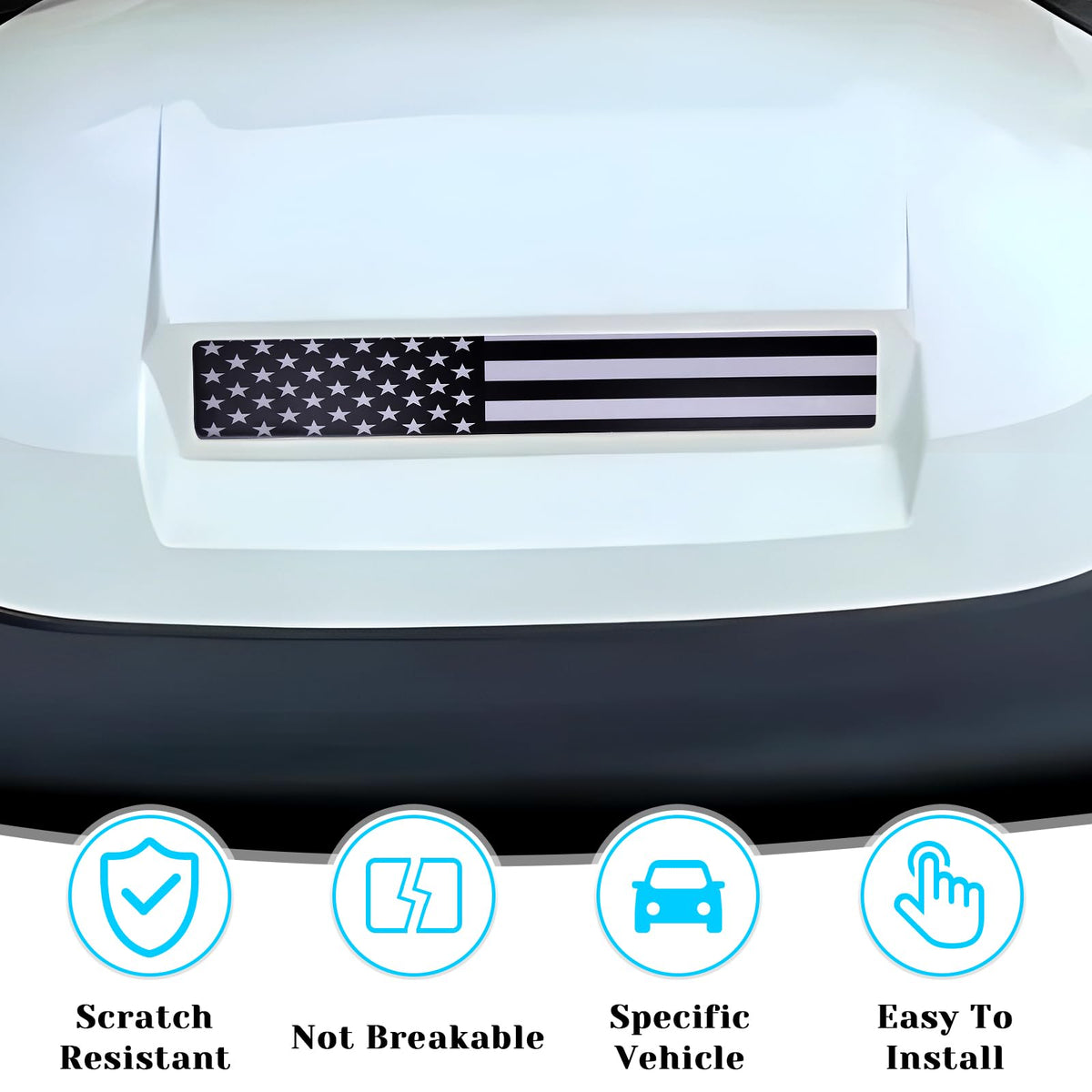 Alicatong flag graphics front plate for Club Car Precedent—quick customization.