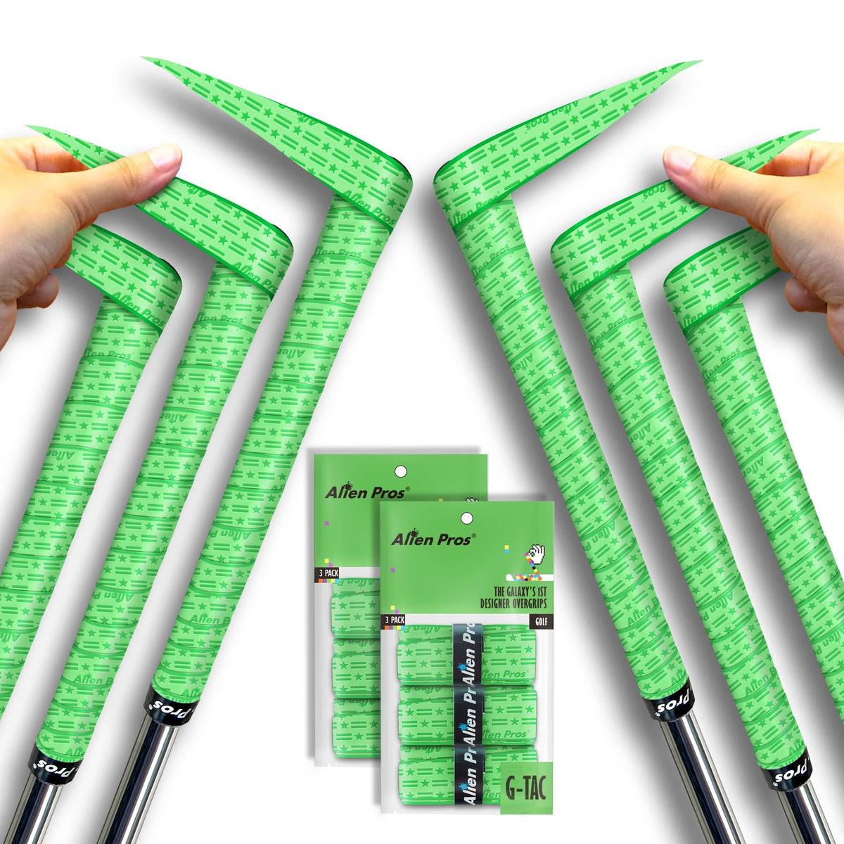 Alien Pros golf grip wrap tape 6-pack for quick regrip on the course.