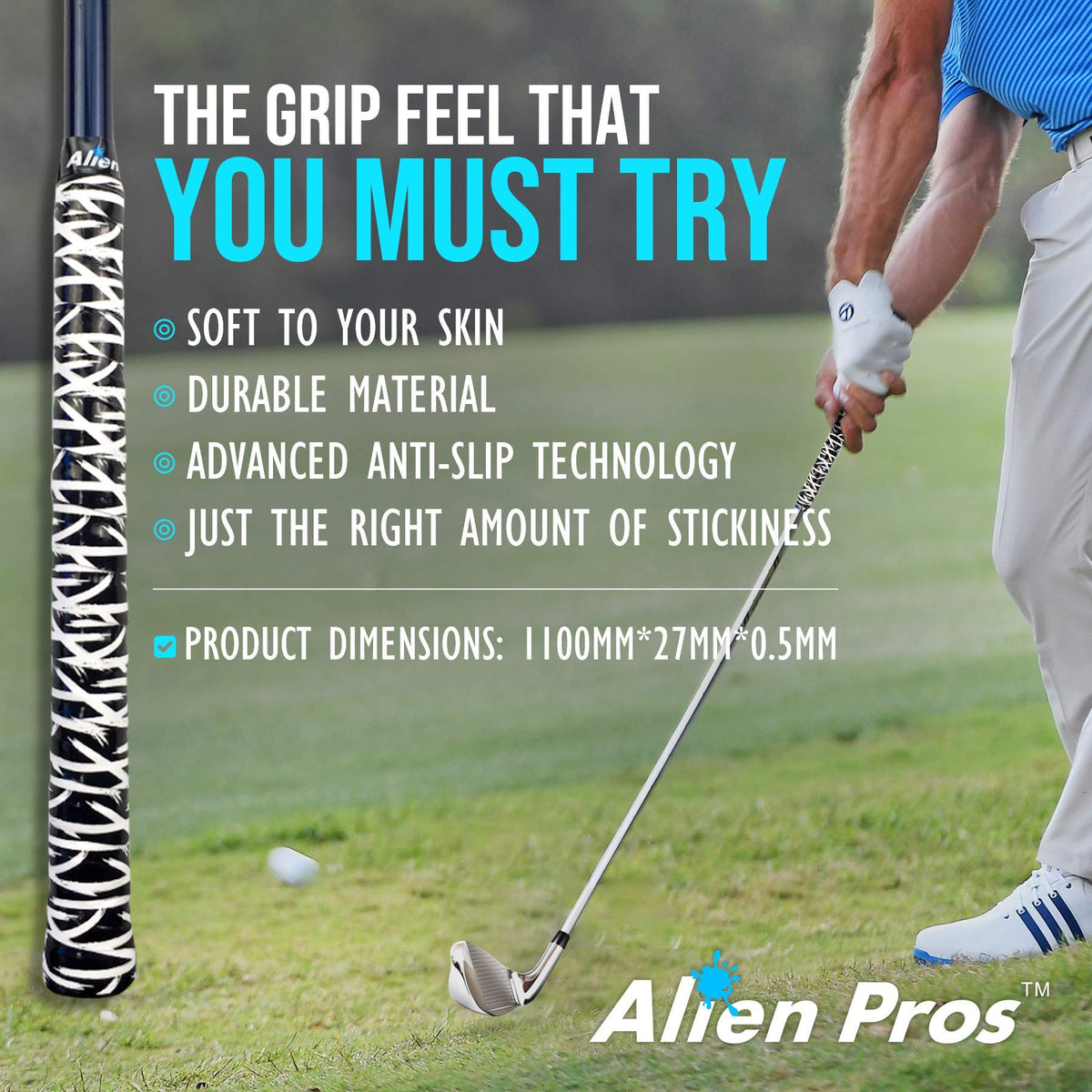 Alien Pros extra-tape-reinforcement boosts secure attachment for durability
