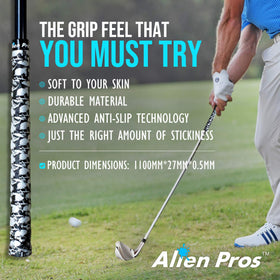 Alien Pros sweat-absorbent grip tape for dependable traction