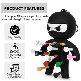Aliennana compact golf accessory fits neatly on bags or belts.