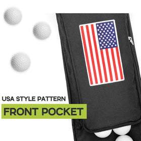Aliennana golf bag non-slip bottom keeps it steady on surfaces.