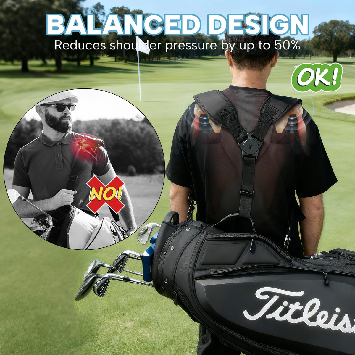 Aliennana golf bag travel compatibility for bags and cases