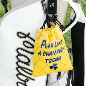 Aliennana Valuables Pouch attached to a bag demonstrates easy portability during rounds.