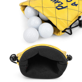 Aliennana Golf Valuables Pouch compact size for easy pocket or bag carry.
