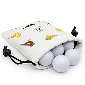 Aliennana golf valuables pouch with drawstring closure for secure on-course storage.