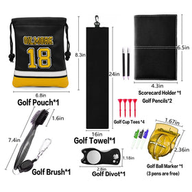 Aliennana Golf Valuables Pouch easily wipes clean and retains its premium look.