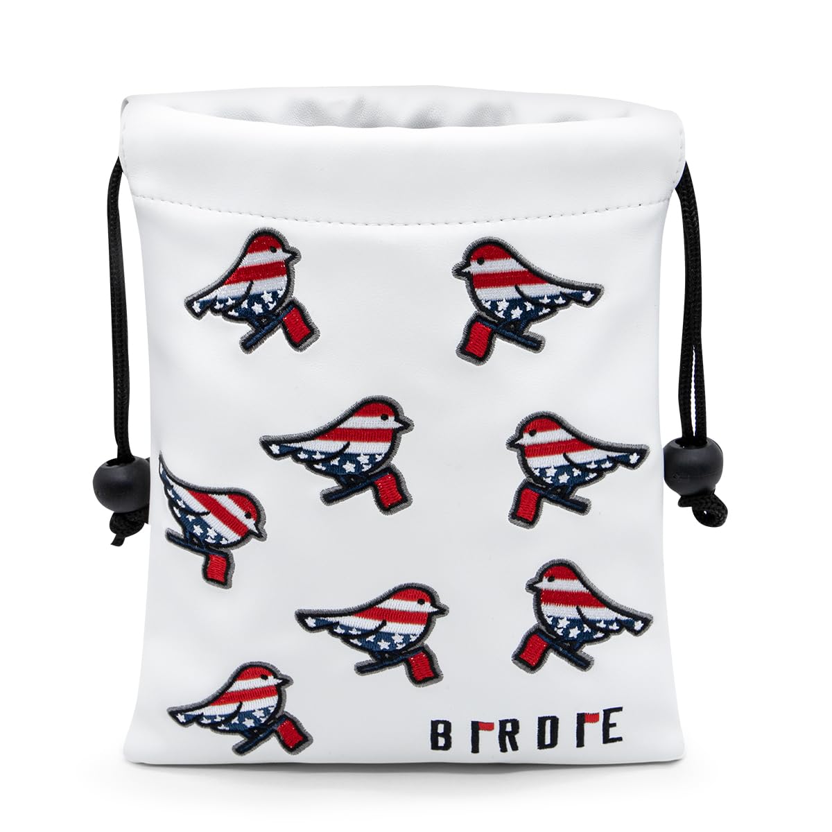 Aliennana golf-valuables-pouch on bag for secure, quick-access essentials during a round.