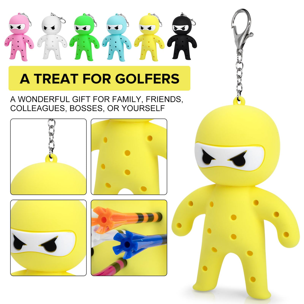 Aliennana ninja tee holder capacity up to 12 tees for fast setup