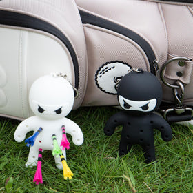 Gift-ready Aliennana Ninja tees holder with colorful tees