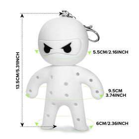 White Ninja tees holder design that stands out on greens