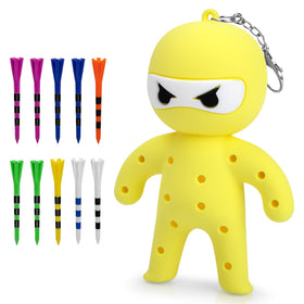 Aliennana portable keychain tee holder keeps tees within reach