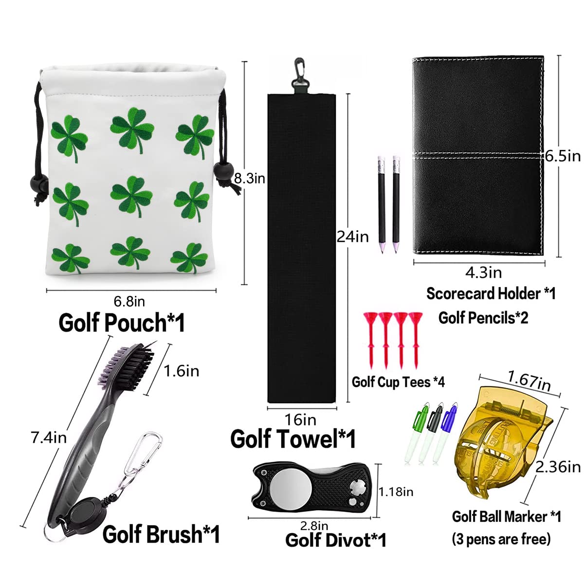 Aliennana tee pouch is a practical gift idea for golfers.