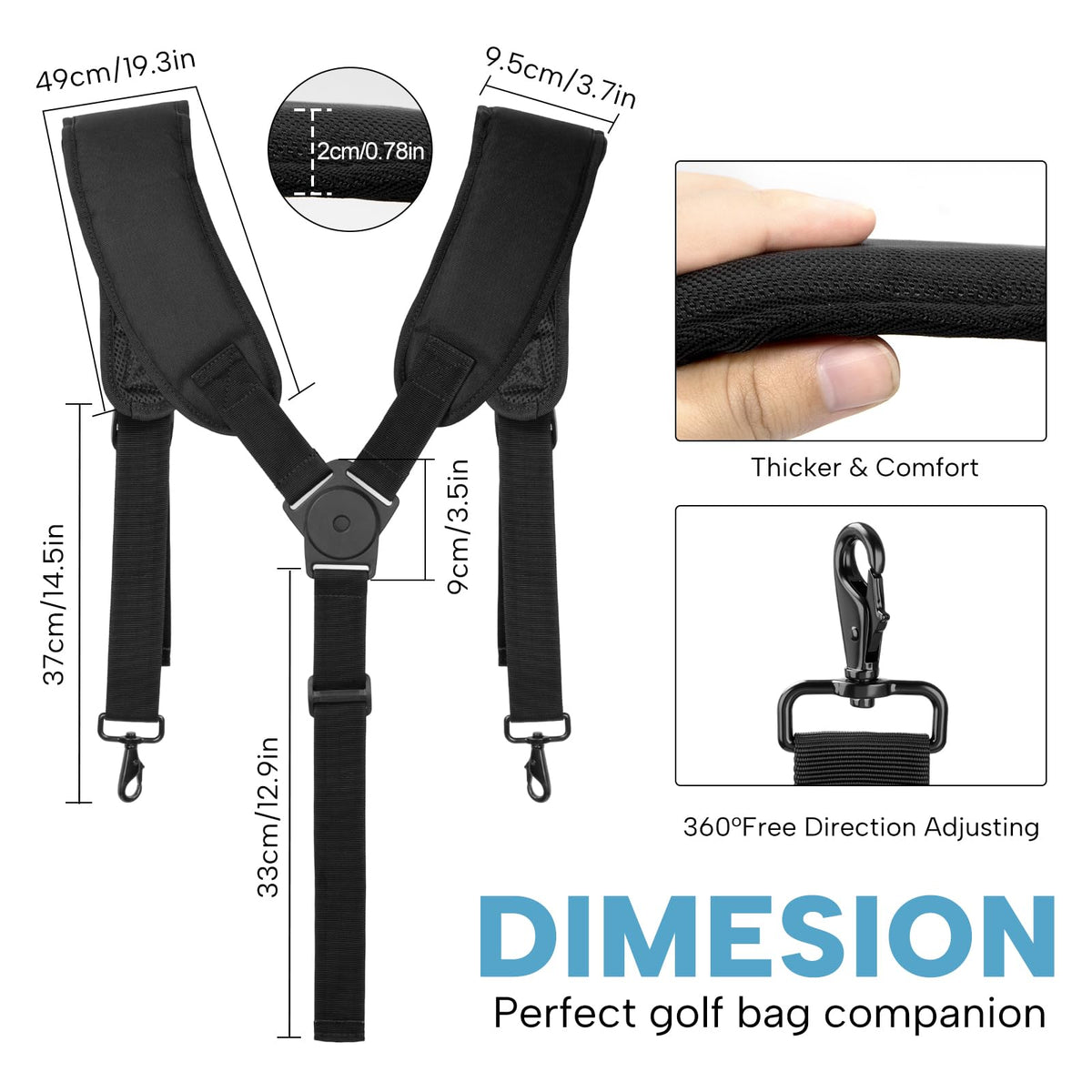Aliennana waterproof nylon protects strap in rain or sweat