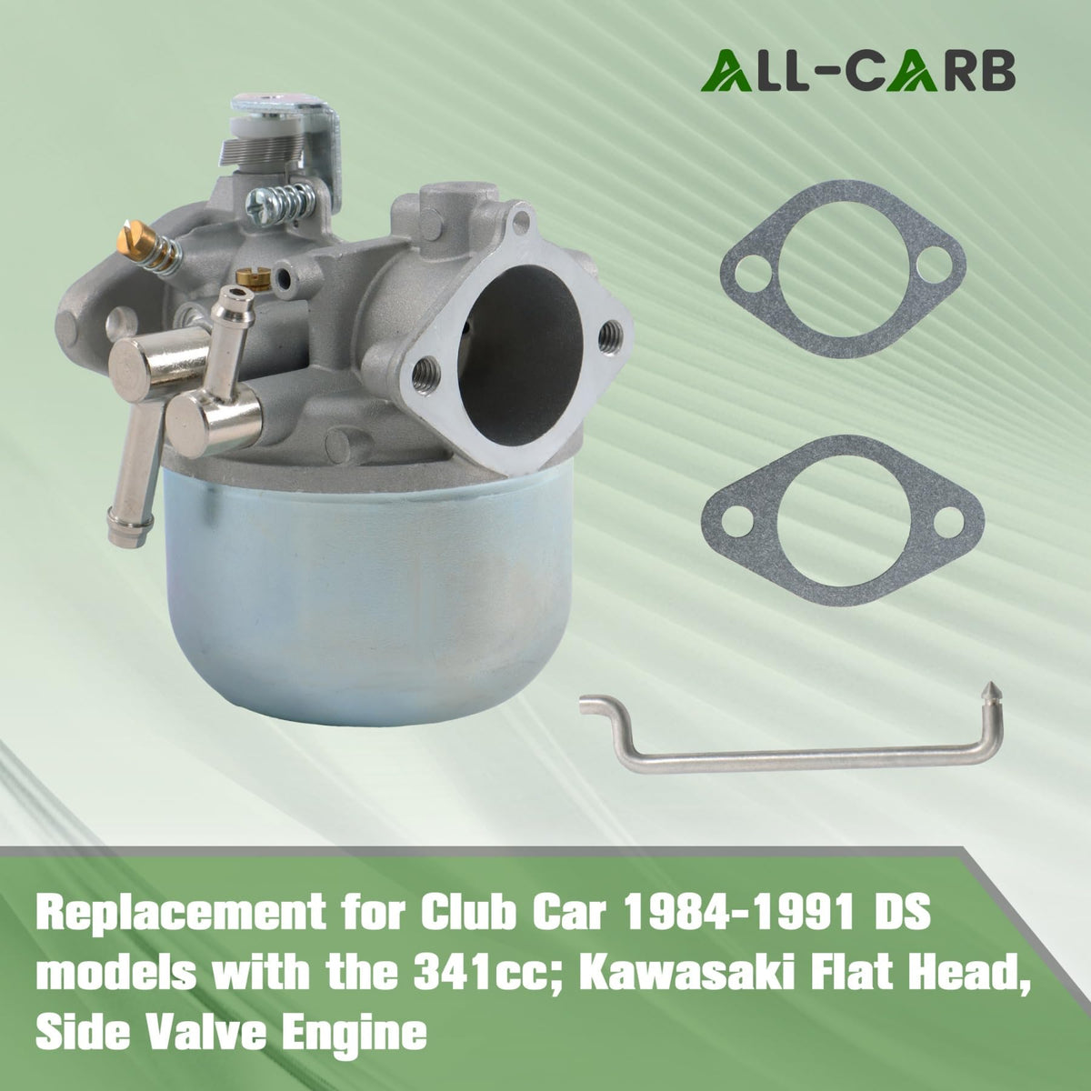 ALL-CARB carburetor assembly image illustrating straightforward installation steps.