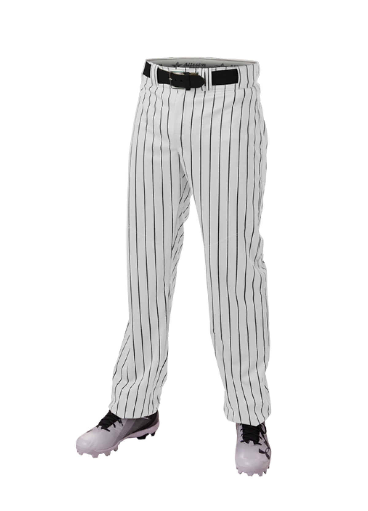 Alleson Athletic Badger Sports 655WPN front view shows vented back knee for airflow.