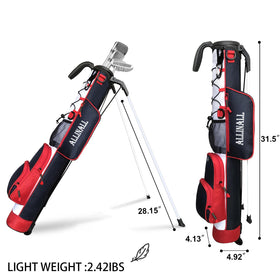 ALLINALL Sunday Golf Stand Bag padded strap for comfortable carry during practice