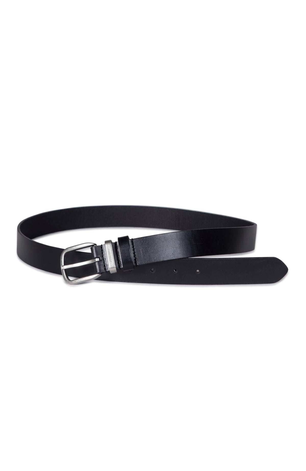 AllSaints men's casual belt in black complements multiple outfits.