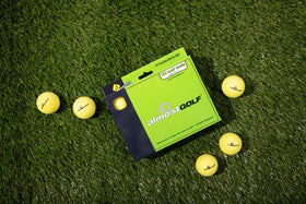 ALMOSTGOLF foam balls float on water for quick retrieval after practice.