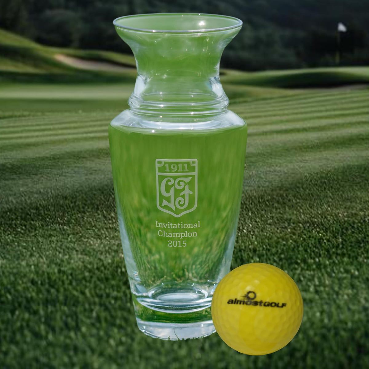 AlmostGolf limited-flight design for backyard practice with safe, controllable flights