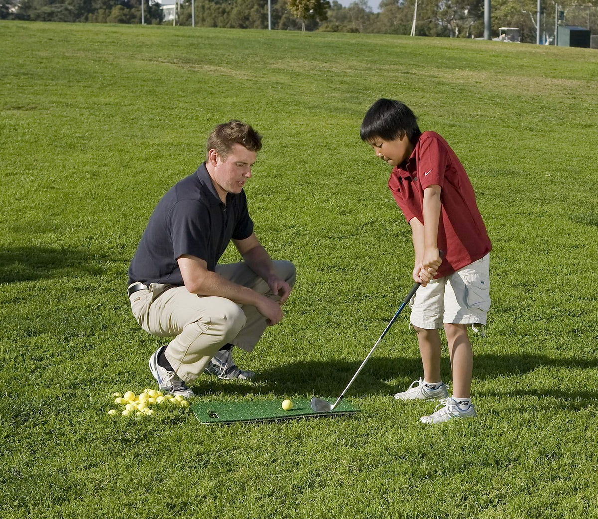 ALMOSTGOLF Point3 accuracy foam ball close-up for aim training