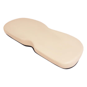 ALMULOO beige seat backrest front view shows sturdy construction for Club Car.