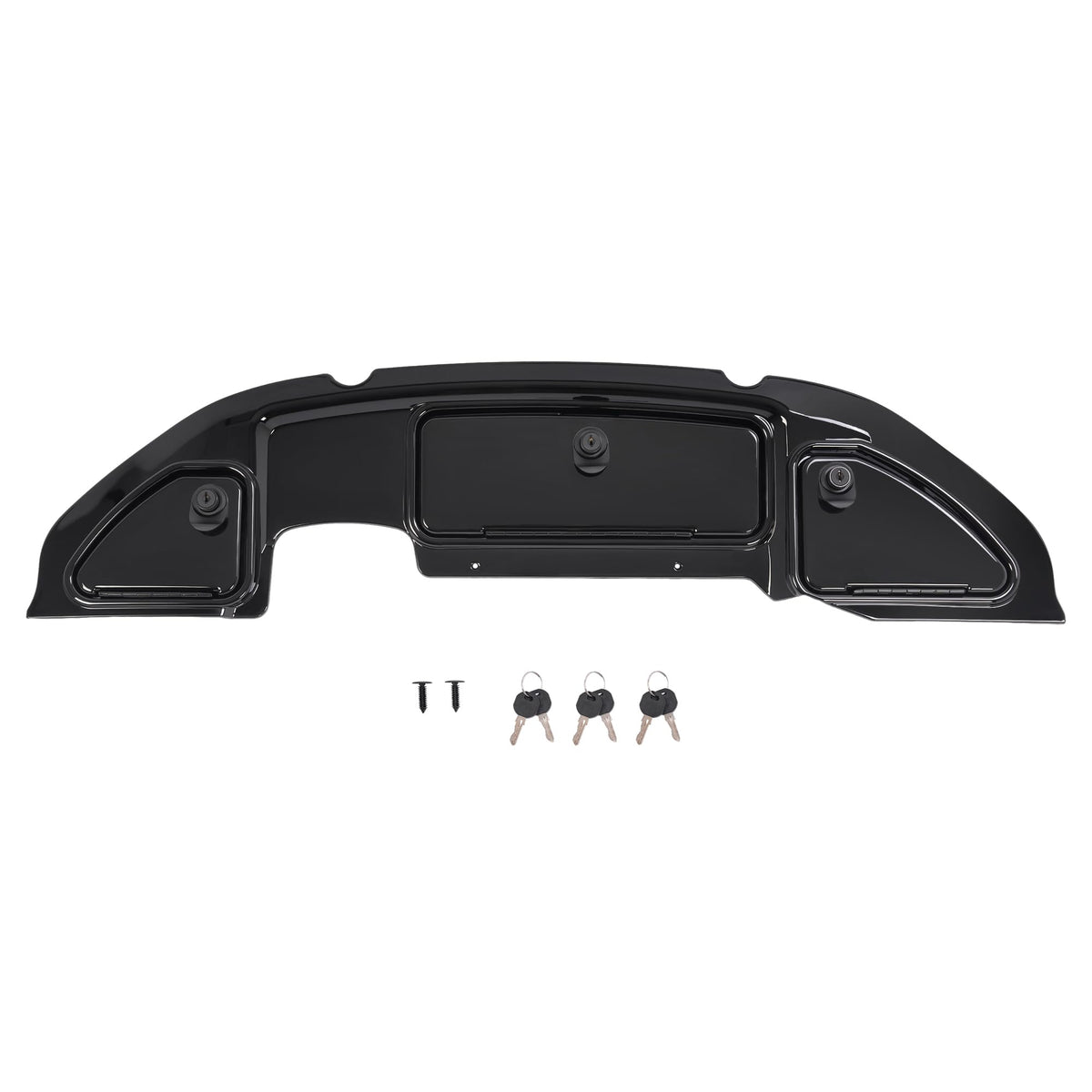 ALMULOO glossy black ABS dashboard cover surface for durability