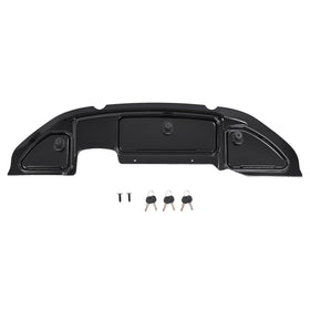 ALMULOO glossy black ABS dashboard cover surface for durability