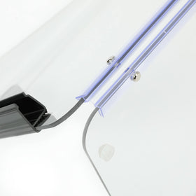 ALMULOO easy installation with bolt-and-slot mounting.