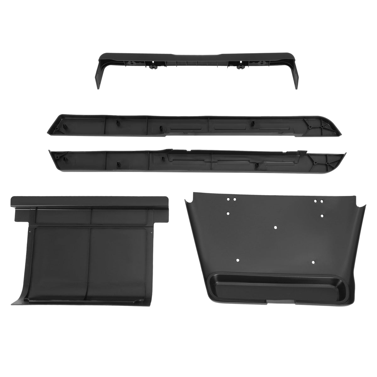 ALMULOO EZGO TXT trim kit side profile highlighting durable plastic construction.