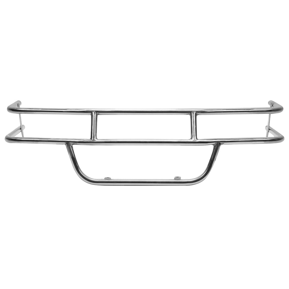 ALMULOO front brush guard on EZGO TXT/Medalist cart provides reliable front protection.