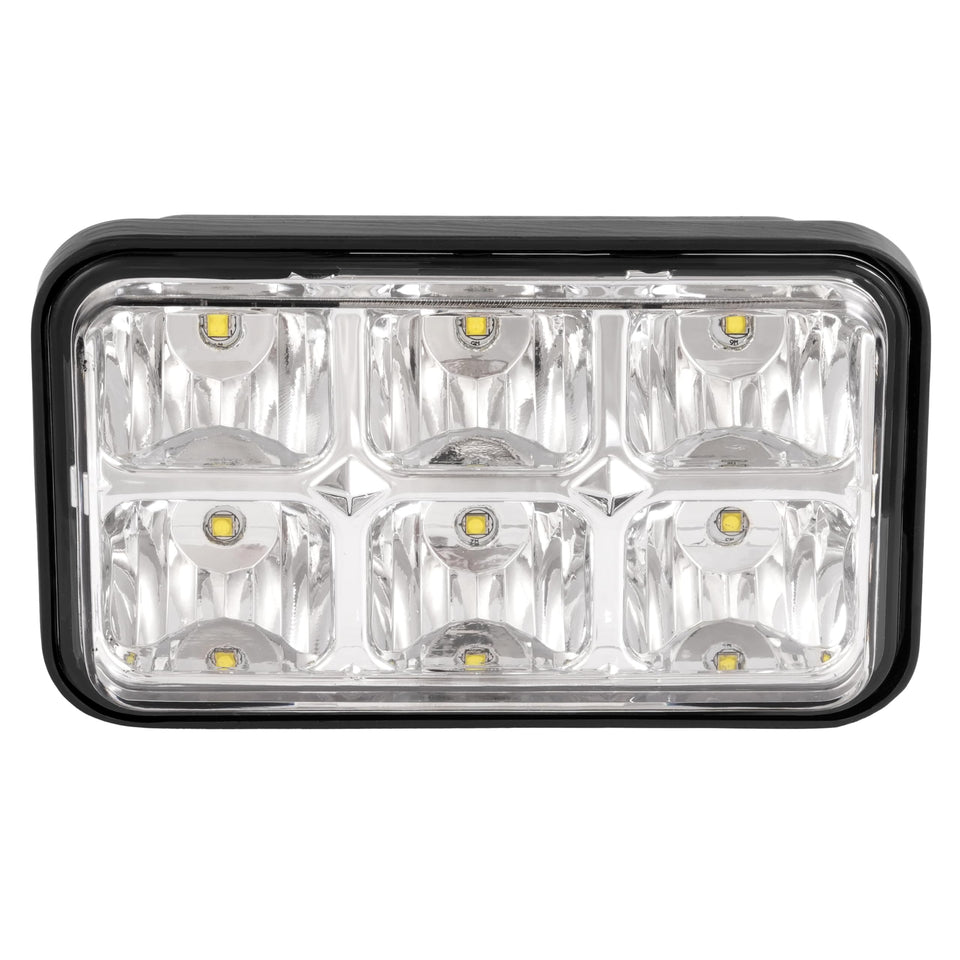 ALMULOO golf cart headlight with clear LED lens improves nighttime visibility