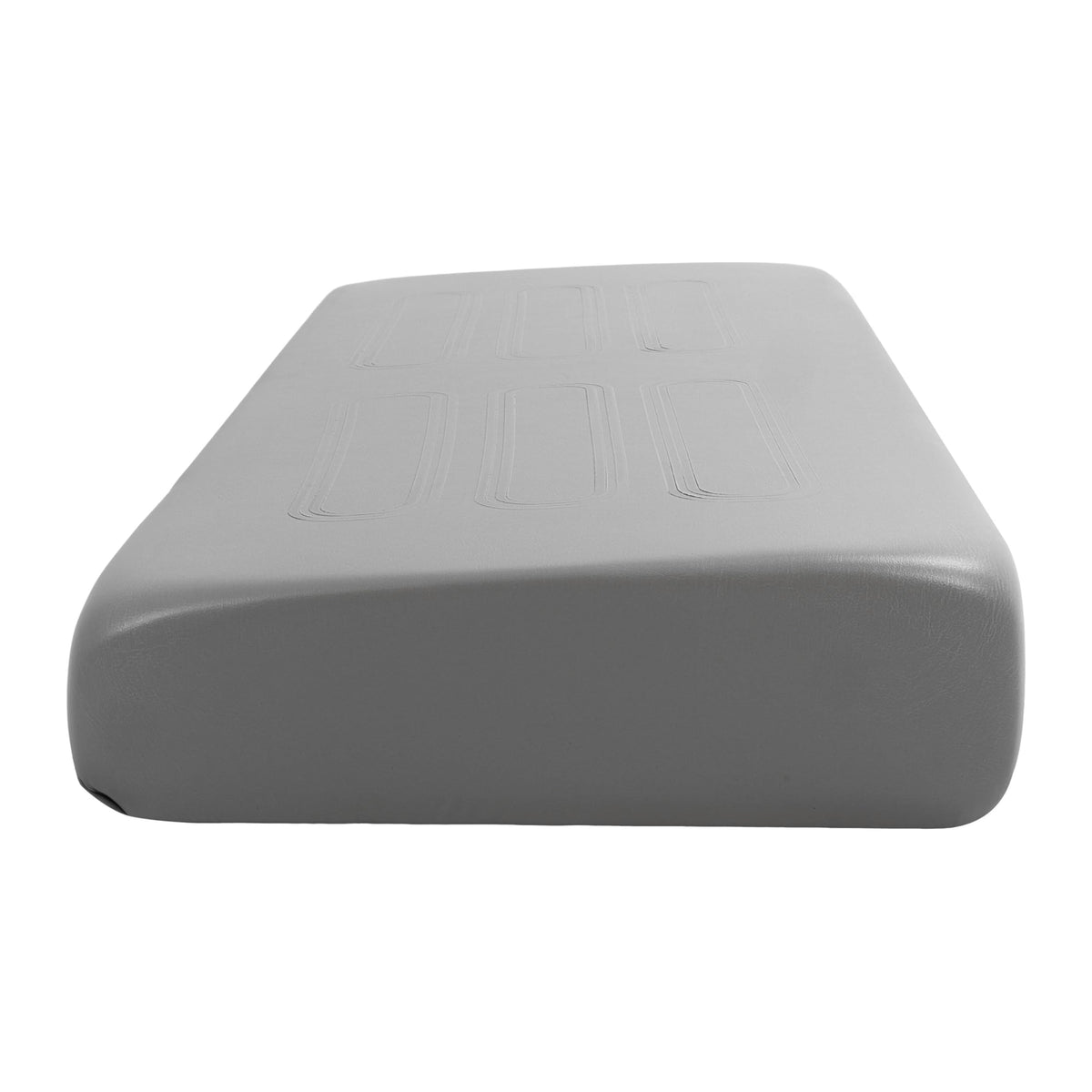 ALMULOO wood base detail highlighting reinforced platform for durability.