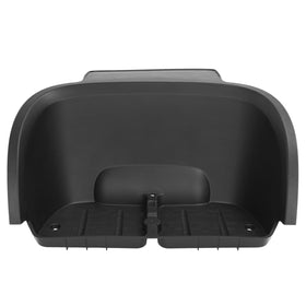 ALMULOO textured-black liner adds durable protection to the rear bagwell area.