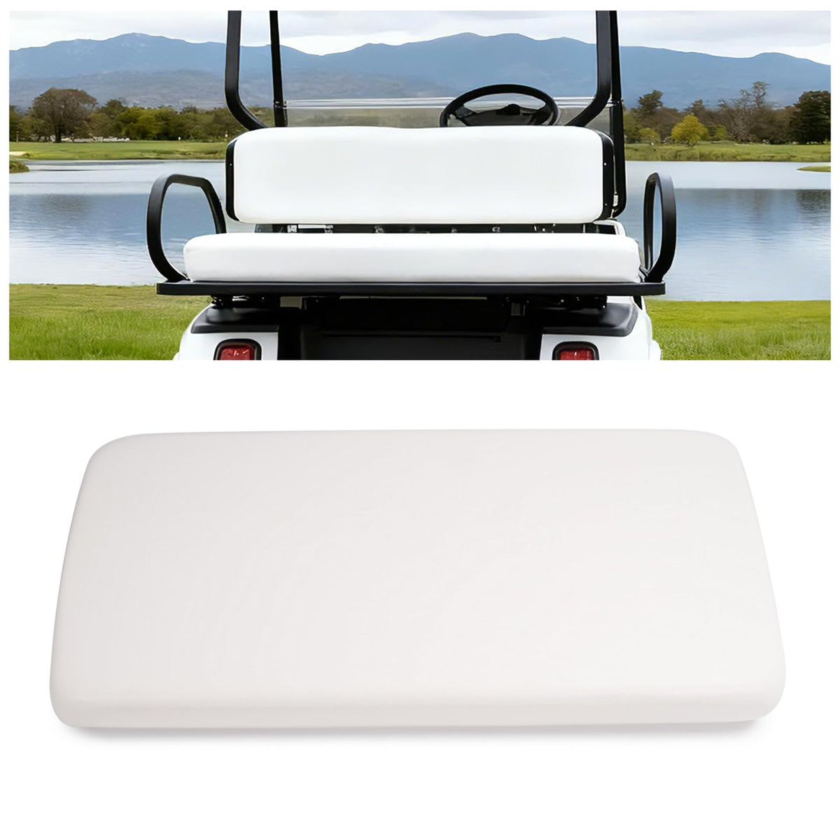ALMULOO rear seat bottom for Club Car DS 1979–2000.5 improves comfort on long rides.